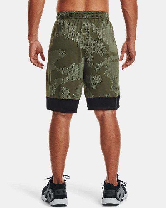 Men's UA Stretch Train Jacquard Shorts, Green, pdpMainDesktop image number 1